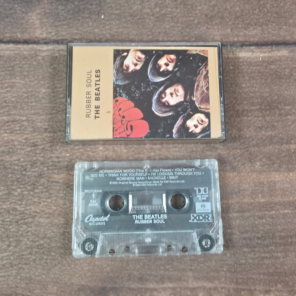 The Beatles Rubber Soul Cassette Tape OS Clear Good XDR Capitol C4J 46440
